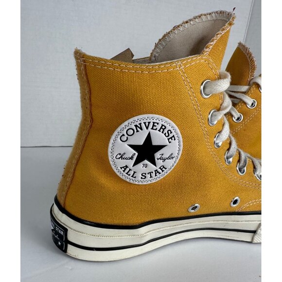 Converse Chuck Taylor All Star High Tops Womens US 8.5 Mens 6.5 Yellow Gold - Picture 6 of 13